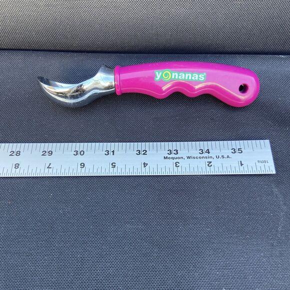 Authentic Yonanas Ice Cream Frozen Yogurt Scoop Ergonomic Grip, Purple Handle - Picture 2 of 4